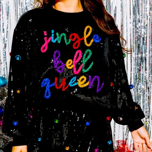 QUEEN OF SPARKLES Tops Queen Of Sparkles Jingle Bell Queen Poshmark